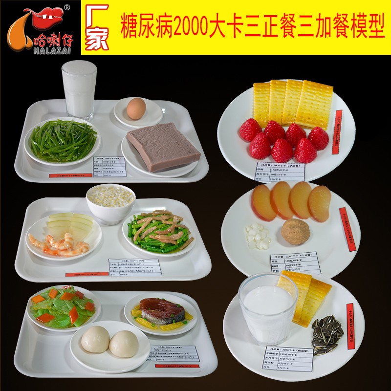 糖尿病一日能量餐模型