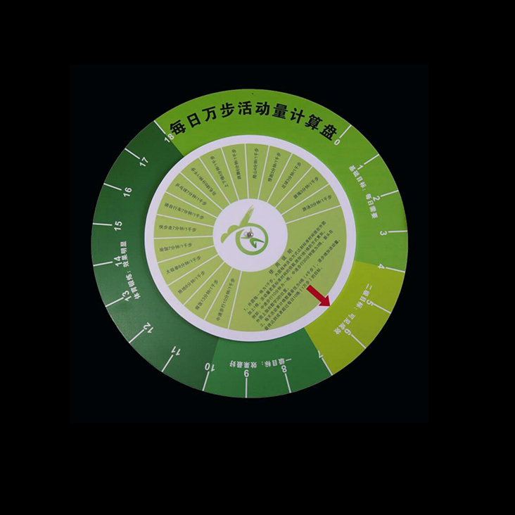 每日万步活动量计算盘