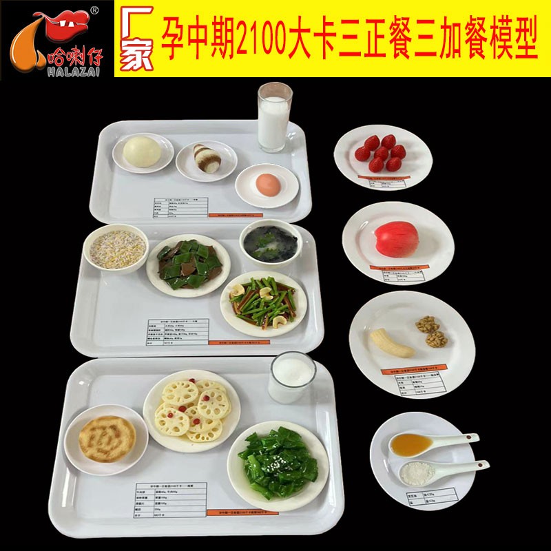 孕妇一日膳食模型