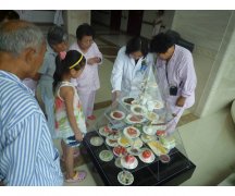 河南省人民医院1.5米膳食宝塔使用现场